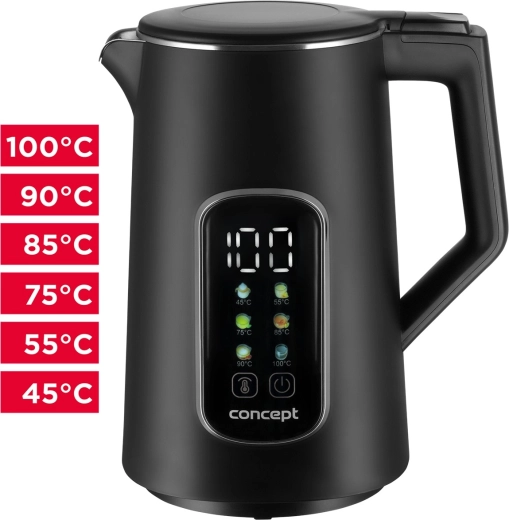 Rýchlovarná kanvica s reguláciou teploty 1,7 l