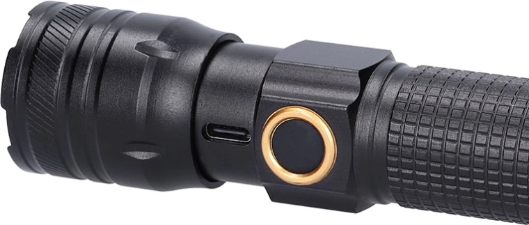 Odolná baterka na outdoor (IP44) s nabíjaním USB‑C