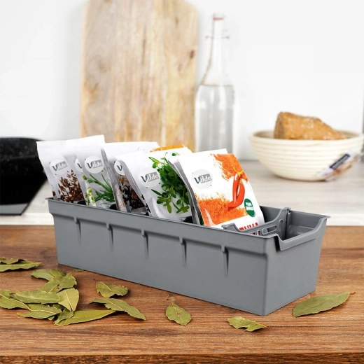 Prehľadné uloženie vrecúšok s korením