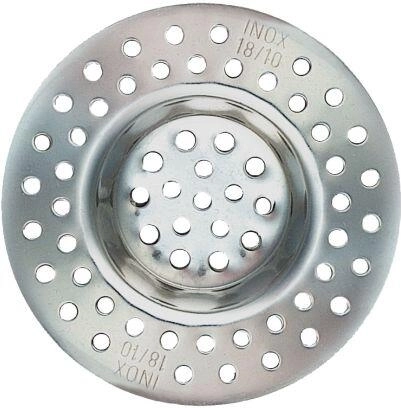 Nerezový lapač nečistôt do drezu 6,8 cm (2 ks)