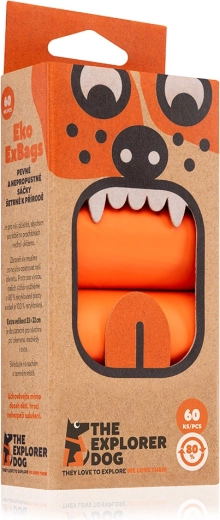Explorer dog recyklované vrecká na psie exkrementy 60 ks