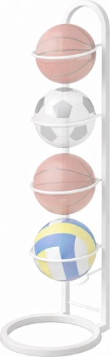 Úsporný vertikálny dizajn pre 4 lopty