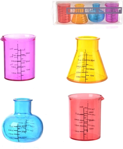Plastové panáky UH Chemik 50 ml (4 ks)