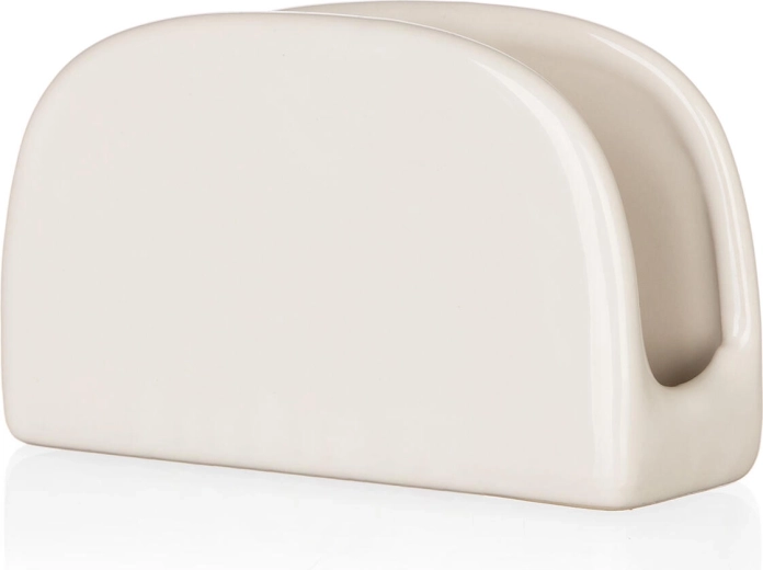 Keramický stojan na servítky Natural Ivory 11 × 7 cm