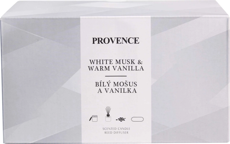 Darčeková sada Musk Vanilla Provence – sviečka a difuzér