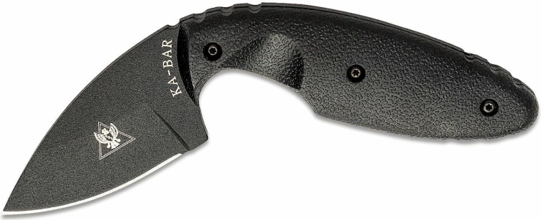 KA-BAR TDI Original taktický nôž 5,7 cm, čierny, Zytel, puzdro
