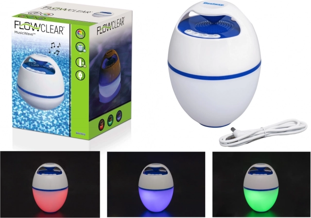 Plávajúci LED Bluetooth reproduktor Bestway