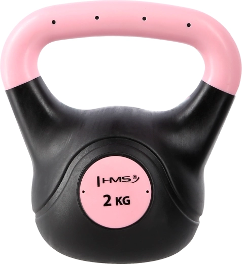Kompozitový kettlebell HMS 2 kg ružový