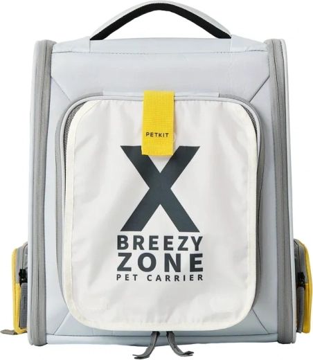 Petkit Breezy X ZONE batohová prepravka pre domáce zvieratá sivá