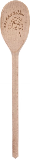 Drevená vareška s nápisom Na manželku 30 cm