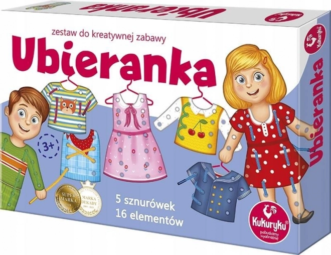 Prevliekacia kreatívna sada pre deti Ubieranka