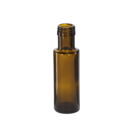 Sklenená fľaša Dorica 100 ml – olivovo tmavá na olej a ocot