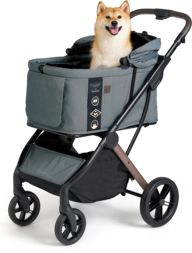 Plynulá jazda vďaka odpruženiu a vylepšeným kolesám