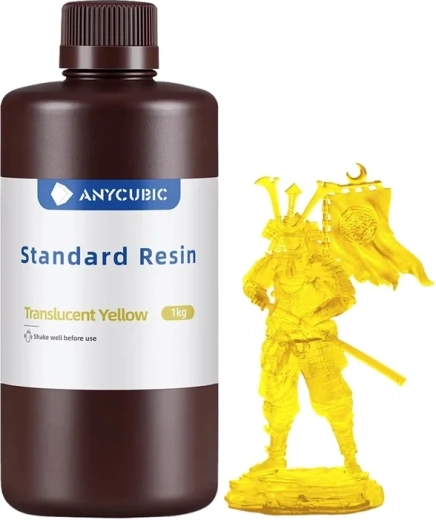 Anycubic Standard Resin priehľadná žltá