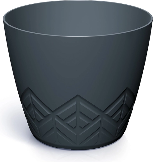 Plastový kvetináč Areco 29,5 cm antracit