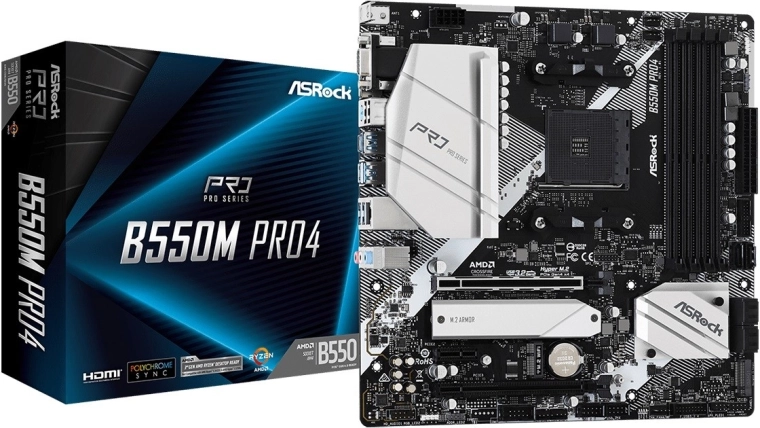 ASRock B550M Pro4 – microATX základná doska pre AMD Ryzen