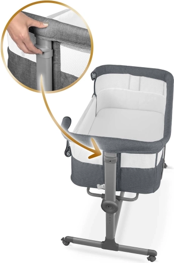 7 úrovní výšky a nezávislé nastavenie strán