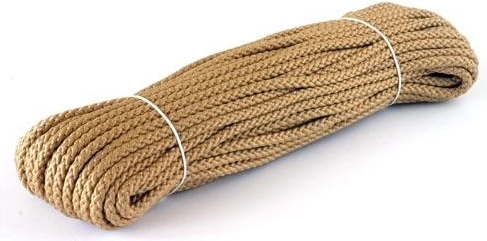 Šnúra z polypropylénu bez jadra 4 mm, 8pramenná, CAMOUFLAGE, 20 m