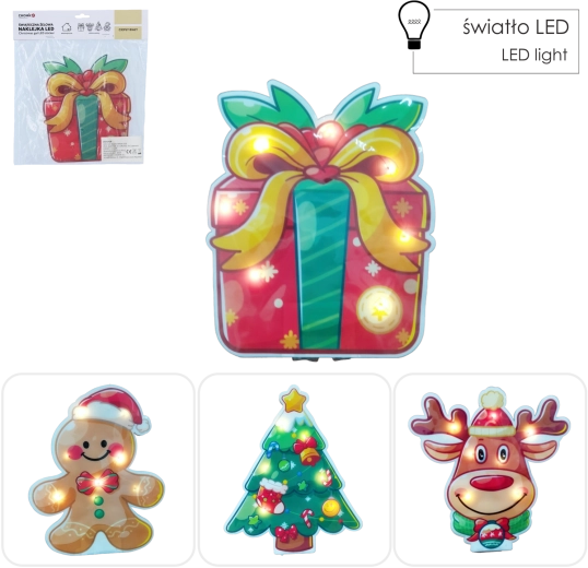 Teplé biele LED s jemným blikaním