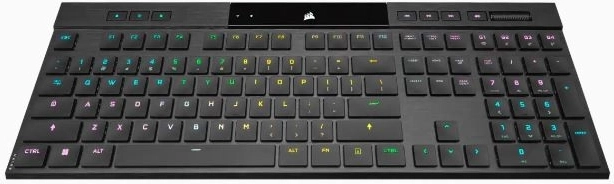 Bezdrôtová mechanická klávesnica Corsair K100 RGB Air Ultra Thin Cherry MX