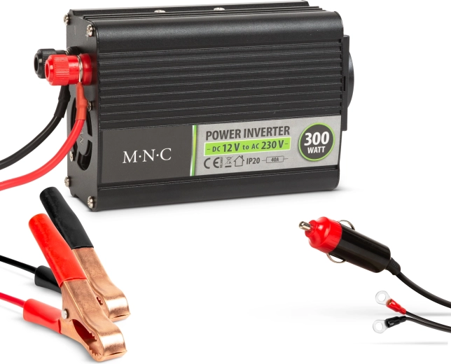 Menič napätia do auta 12 V na 230 V, 300 W