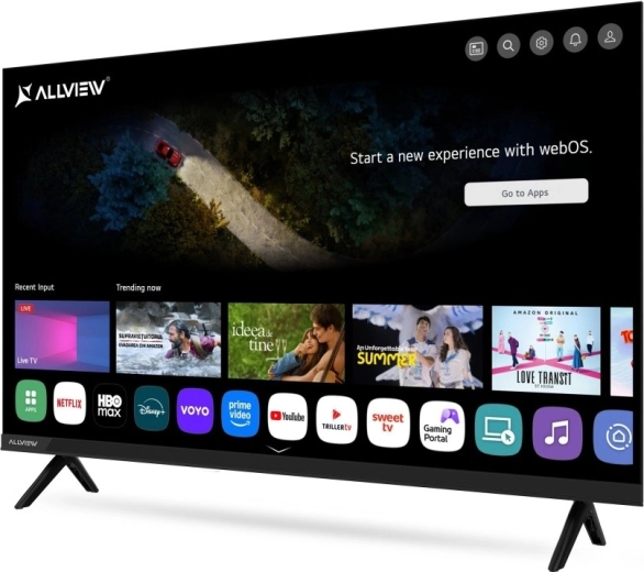Inteligentný webOS s obľúbenými aplikáciami