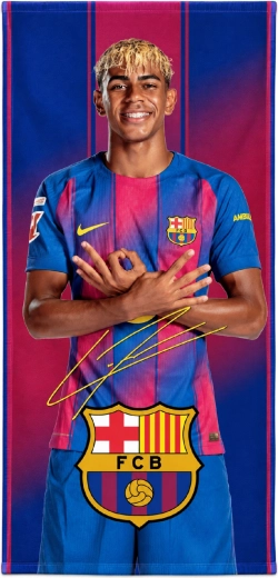 Rýchloschnúci uterák FC Barcelona Lamine Yamal 70 × 140 cm