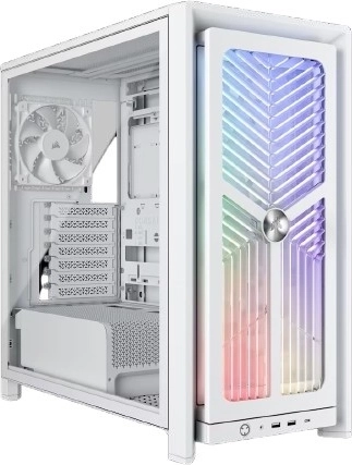 Corsair Frame 4000X RS biela ATX mid-tower skrinka