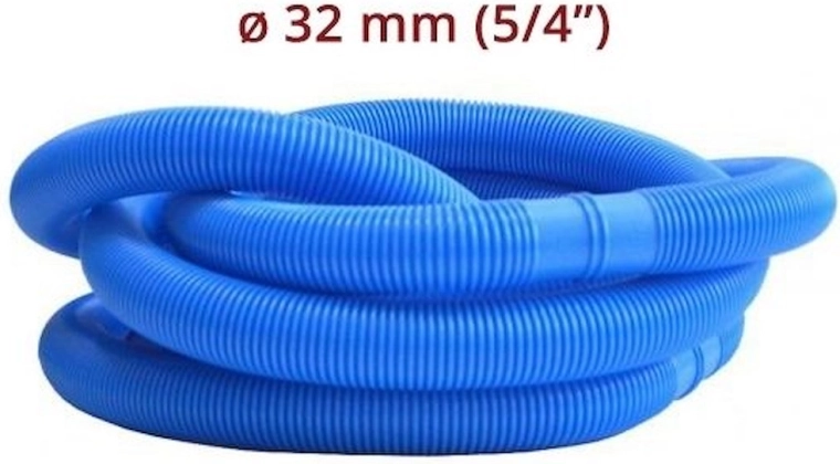 Bazénová hadica 32 mm (5/4") na metráž – 1 m, modrá