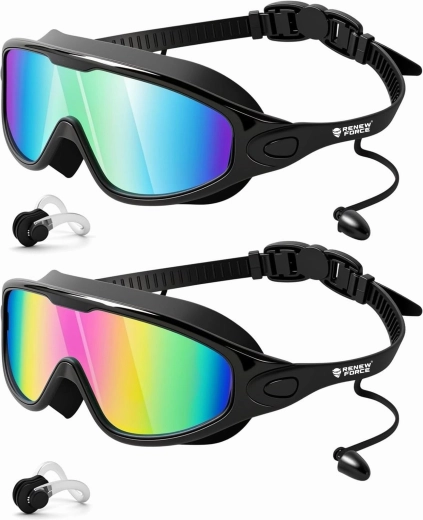 Súprava 2 plaveckých okuliarov RENEW FORCE s UV 400 filtrom
