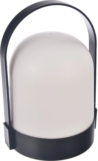 LED lampa UH biela/čierna 21 cm