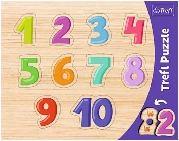 Tvarové rámové puzzle – čísla