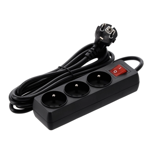 Tri zásuvky Schuko v odolnom tele