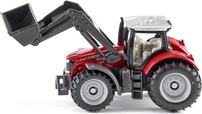 Siku traktor Massey Ferguson s predným nakladačom