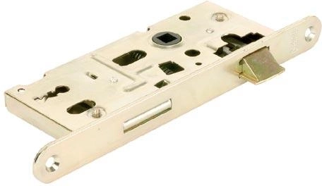 Zadlabávací zámok K103 72/60 pravolevý, biely zinok, 1 kľúč