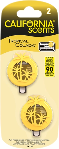 Vôňa do auta California Scents Mini Diffuser Tropical Colada