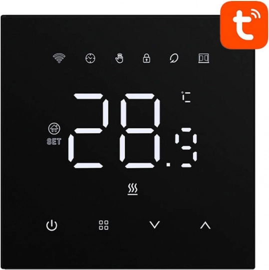 Inteligentný termostat AVATTO pre elektrické vykurovanie 16 A s Wi‑Fi