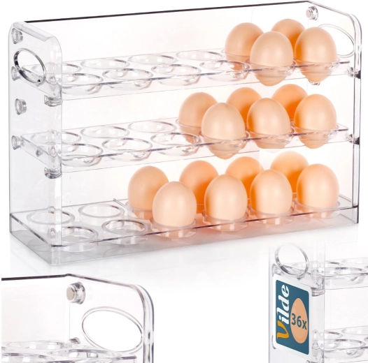 Až 36 vajec na troch poschodiach