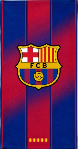Rýchloschnúca osuška FC Barcelona so znakom