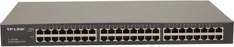 48-portový gigabitový switch TP-Link TL-SG1048 pre rack aj stolové použitie
