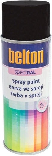 Sprejová farba BELTON RAL 9005 čierna lesklá 400 ml