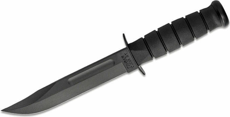 Ka-Bar Full Size Black – outdoorový nôž 18 cm s puzdrom Kydex