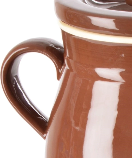 Stála teplota a chuť vďaka glazovanej keramike