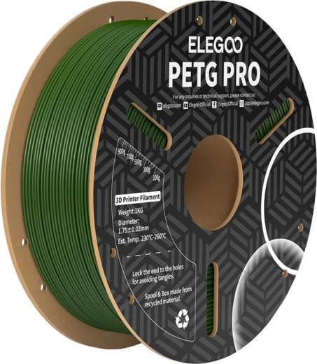 Filament ELEGOO PETG Pro olivovozelený