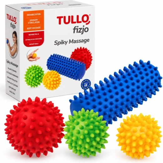 Tullo masážna súprava s výstupkami, 4 diely