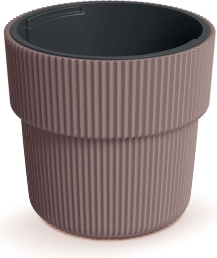 Kvetináč Milly s vložkou 39 cm – farba marsala