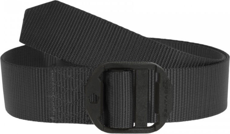 Pentagon Komvos Single nylonový opasok 38 mm, čierny, veľkosť L
