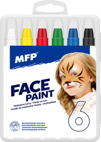 Farby na tvár - Make-up set 6 ks