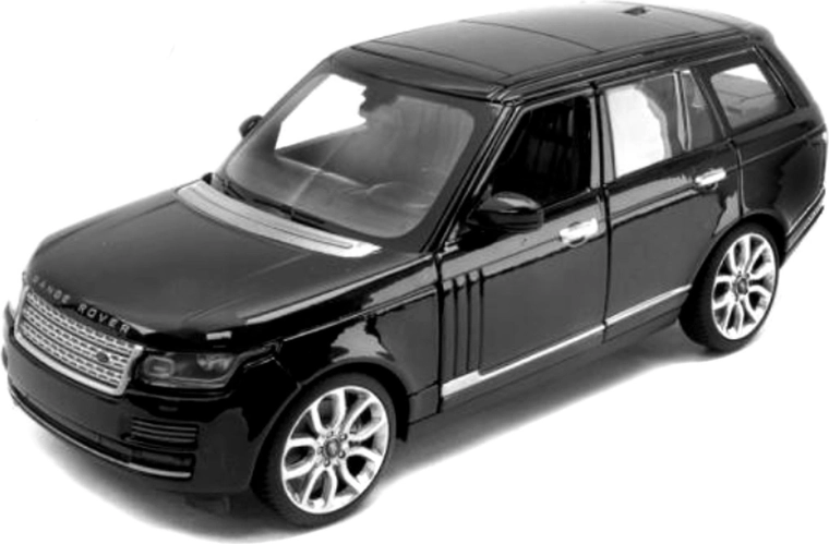 Model auta Range Rover Rastar 1:24 čierny - 1 kus