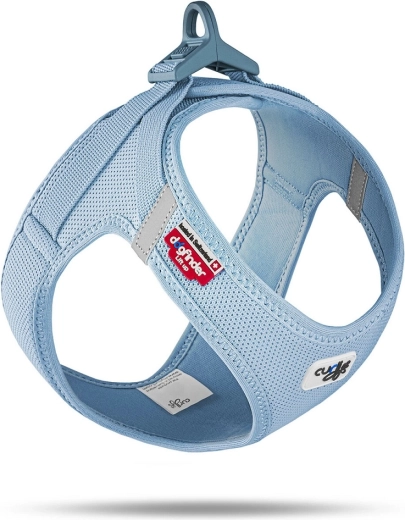 Curli air-mesh postroj so sponou skyblue 2XS (2–4 kg)